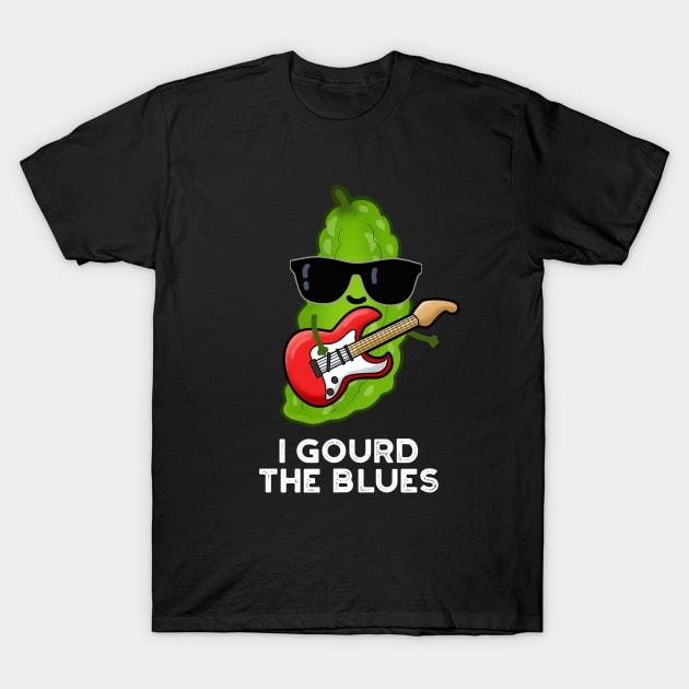 I Gourd The Blues Cute Veggie Pun T-Shirt by punnybone